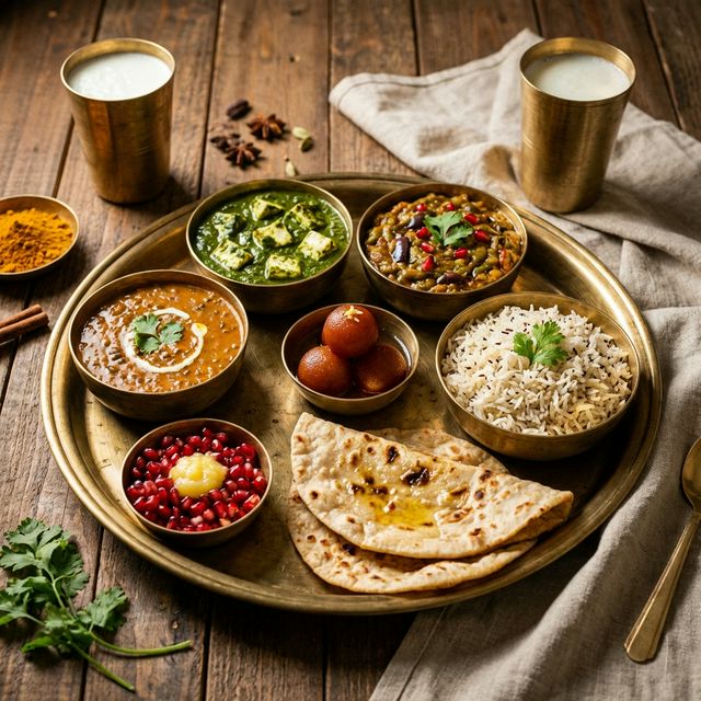 Delicious Indian Thali